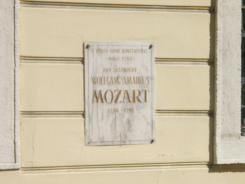 Mozart was here, and played as a young man.