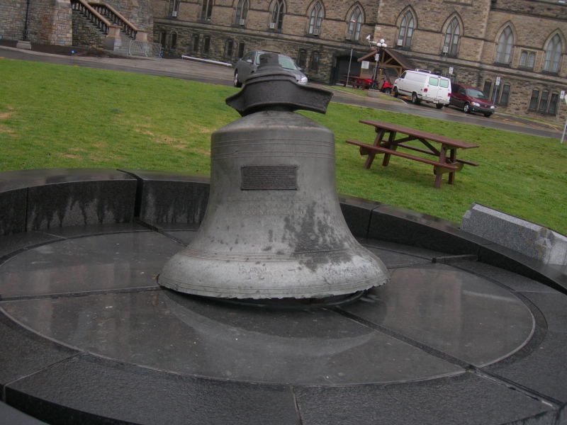 The Original Bell, dropped in the 1916 fire.
