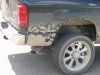 Sheep Lick Marks on a truck in Miette parking lot.
