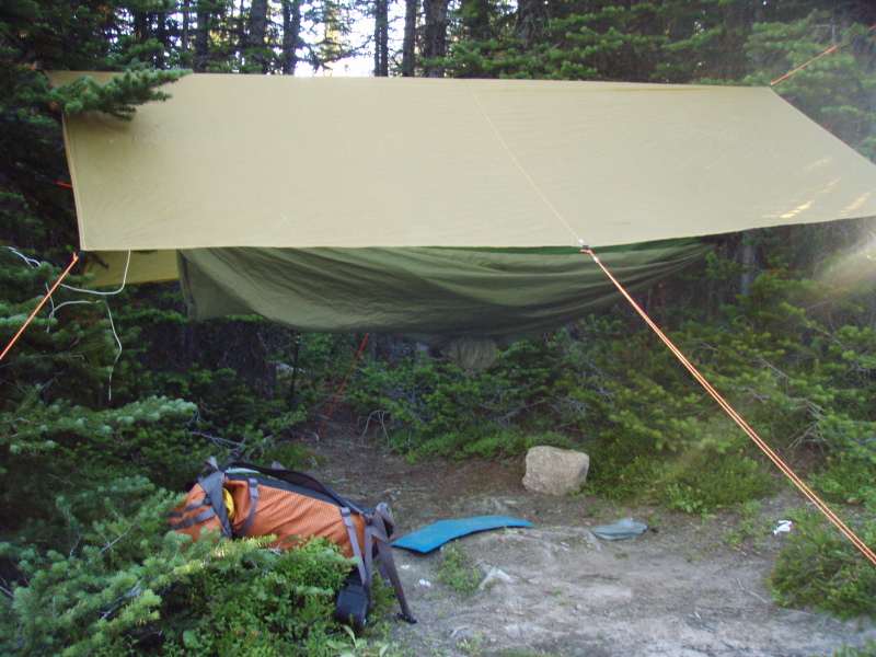 My hammock rig in Tekkara campground