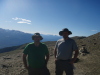 On the Notch, Left To Right, Bob Beck, Mount Robson, Art Grabowski