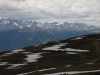 Marmot basin ski area from the skyline.